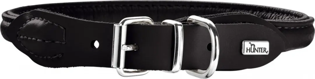 Hunter Hondenhalsband Zwart - 40 cm