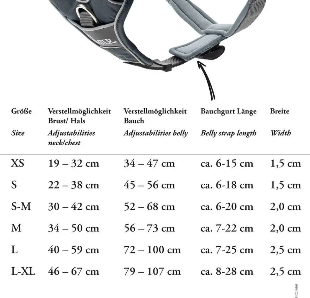 Hunter Harnas Divo Bruin&Grijs - Hondentuig L-XL 79-107cm