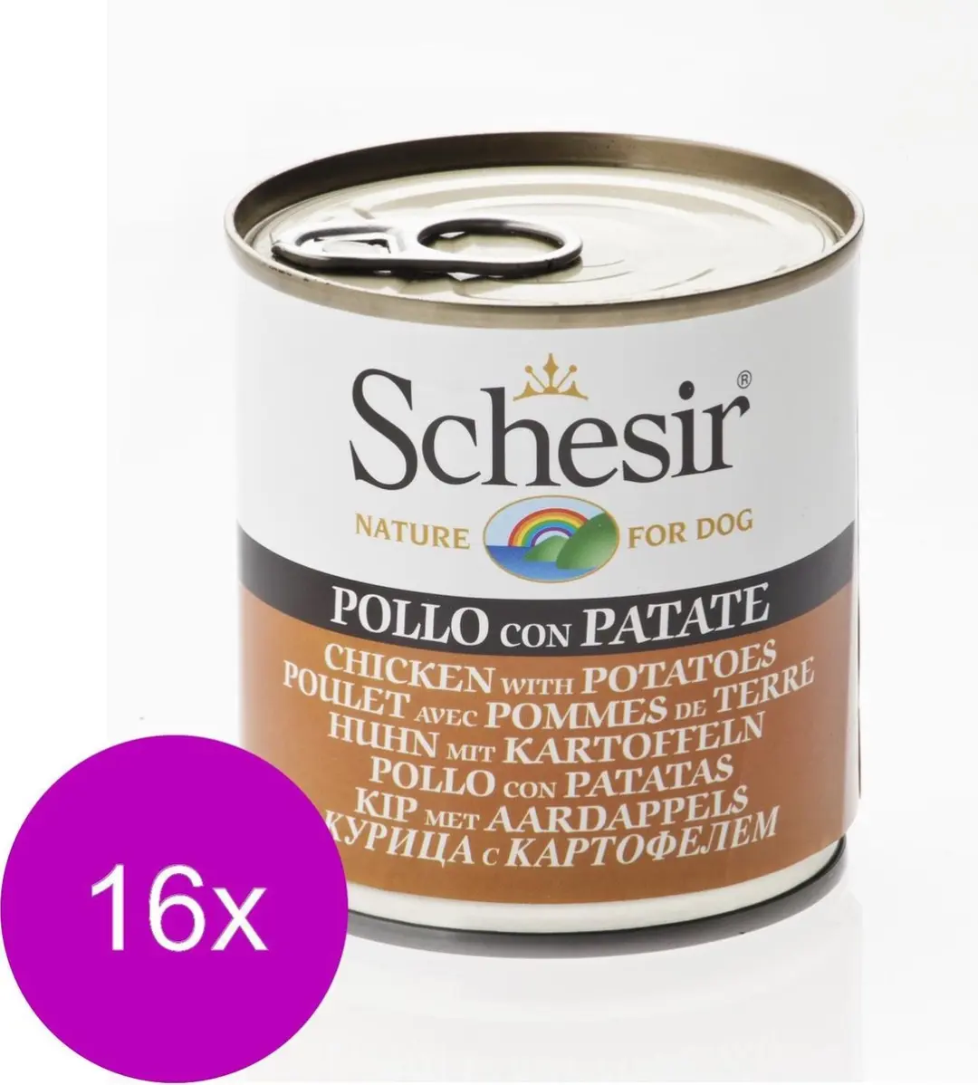 Schesir Hond Blik Gelei 285g