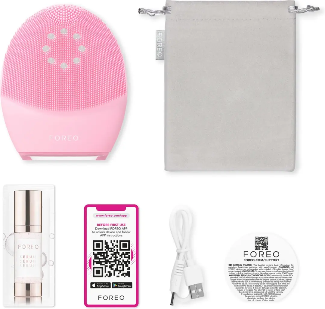 FOREO LUNA 4 plus Reinigingsapparaat - 16 standen - Roze - afbeelding 6 van 6