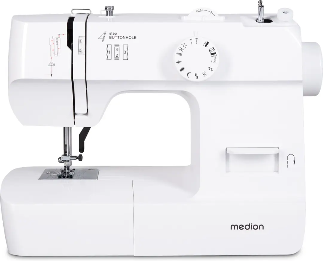 Medion SM70 Naaimachine - 12 Steken - 700 St/min - Wit