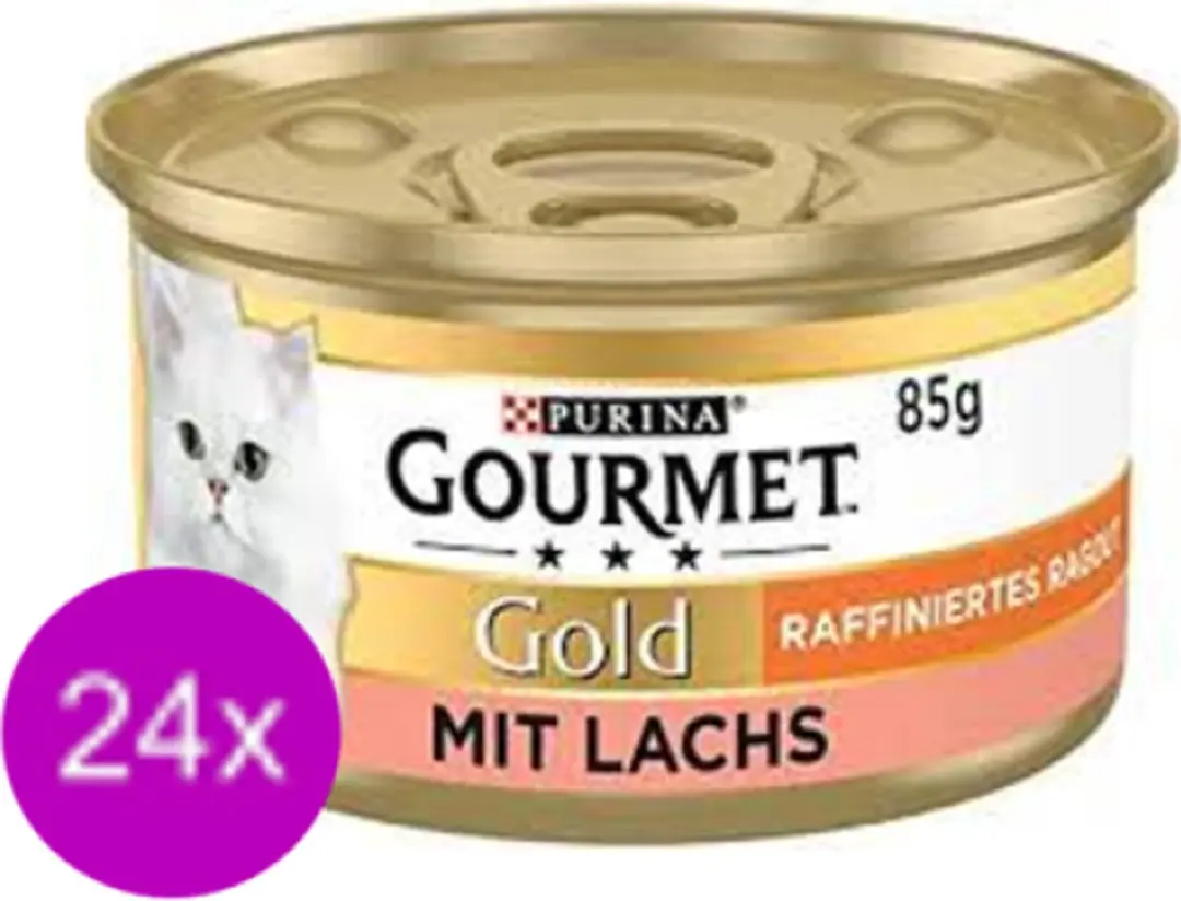 Gourmet Gold Hartig Torentje Zalm Kattenvoer