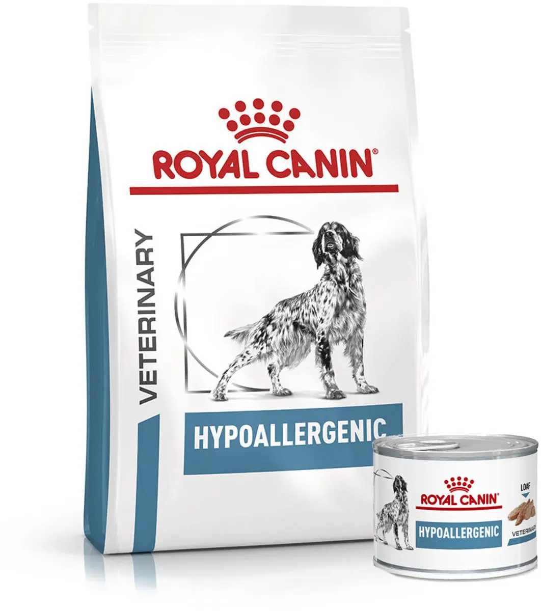 Royal Canin Hypoallergenic Combi Bundel 7kg + 2,4kg