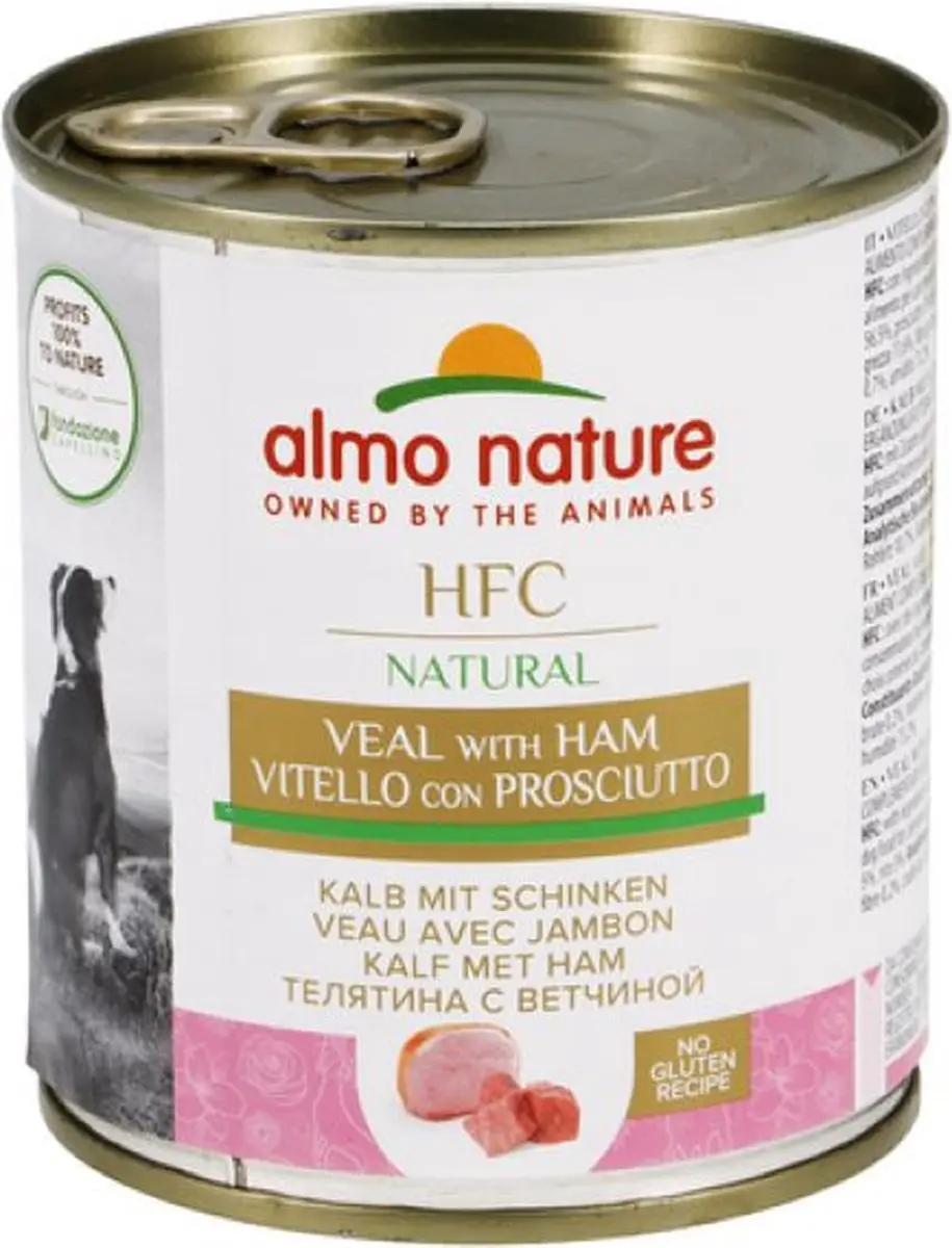 Almo Nature HFC Natvoer Honden Kalf & Ham 290g