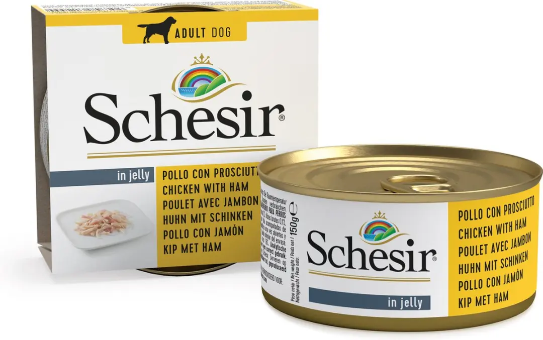 Schesir Adult Hondenvoer Kip & Konijn 170g - 10 Stuks