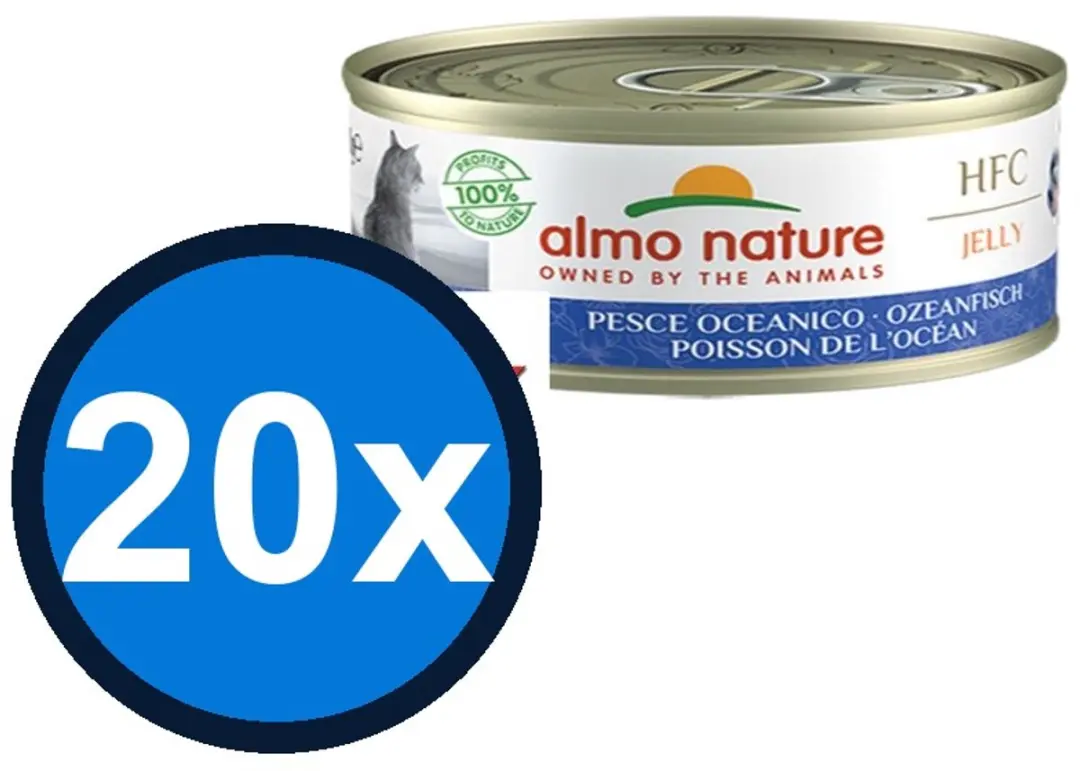 Almo Nature HFC Jelly Oceaanvis Kattenvoer Natvoer 70g