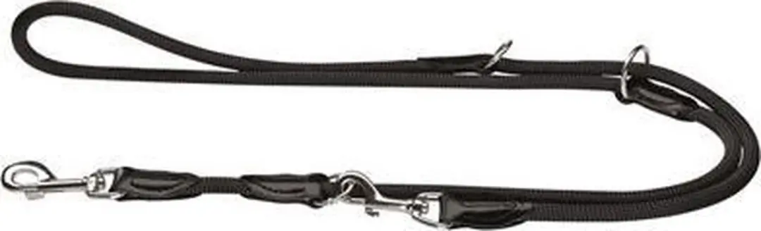 Hunter Hondenriem Freestyle Verstelbaar - 200cm x 10mm - Zwart - afbeelding 2 van 2