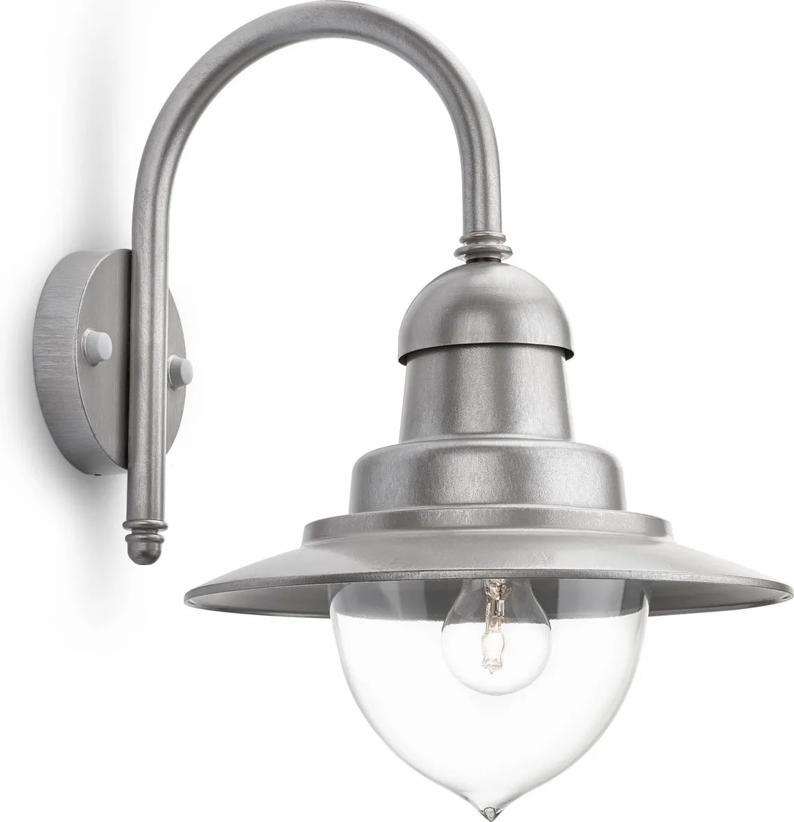 Philips Hue Raindrop Wandlamp E27 Warmwit - Zink