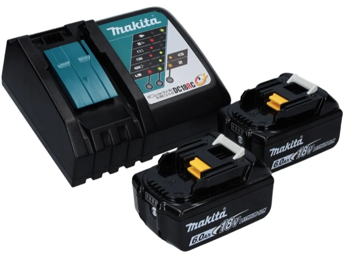 Makita DLM 432 RG2 Accu Grasmaaier 36V - 43cm Borstelloos - 2x 6.0Ah + Lader - afbeelding 5 van 5