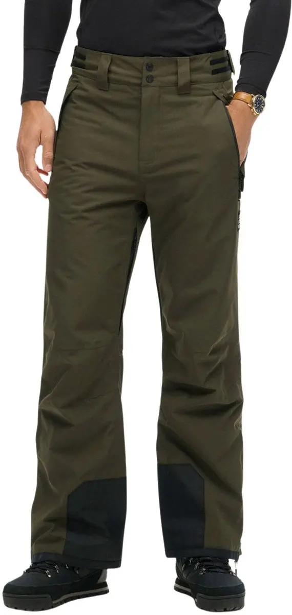 Superdry Freestyle Core Ski Trouser Heren - Maat L - Army Khaki