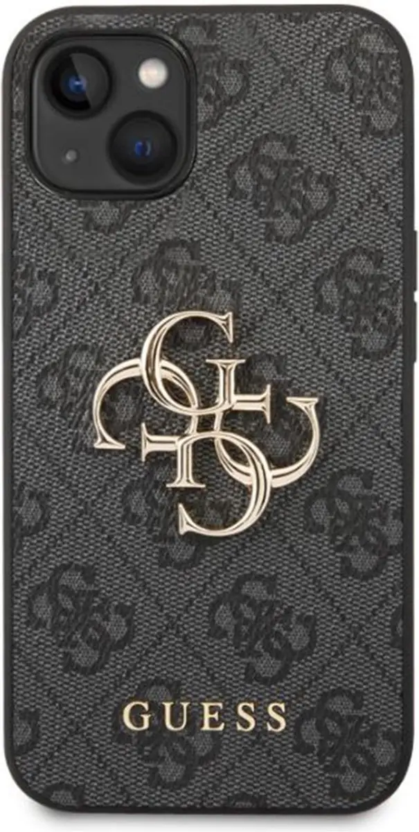 GUESS Telefoonhoesje iPhone 14 - Grijs - MagSafe