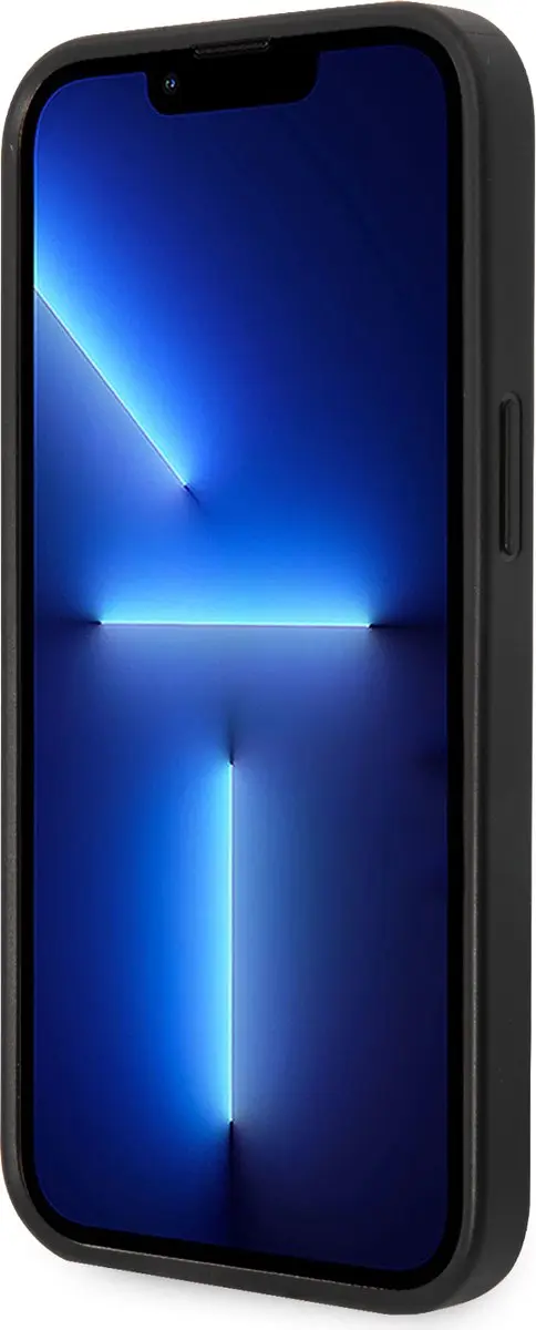 GUESS Telefoonhoesje iPhone 14 - Grijs - MagSafe