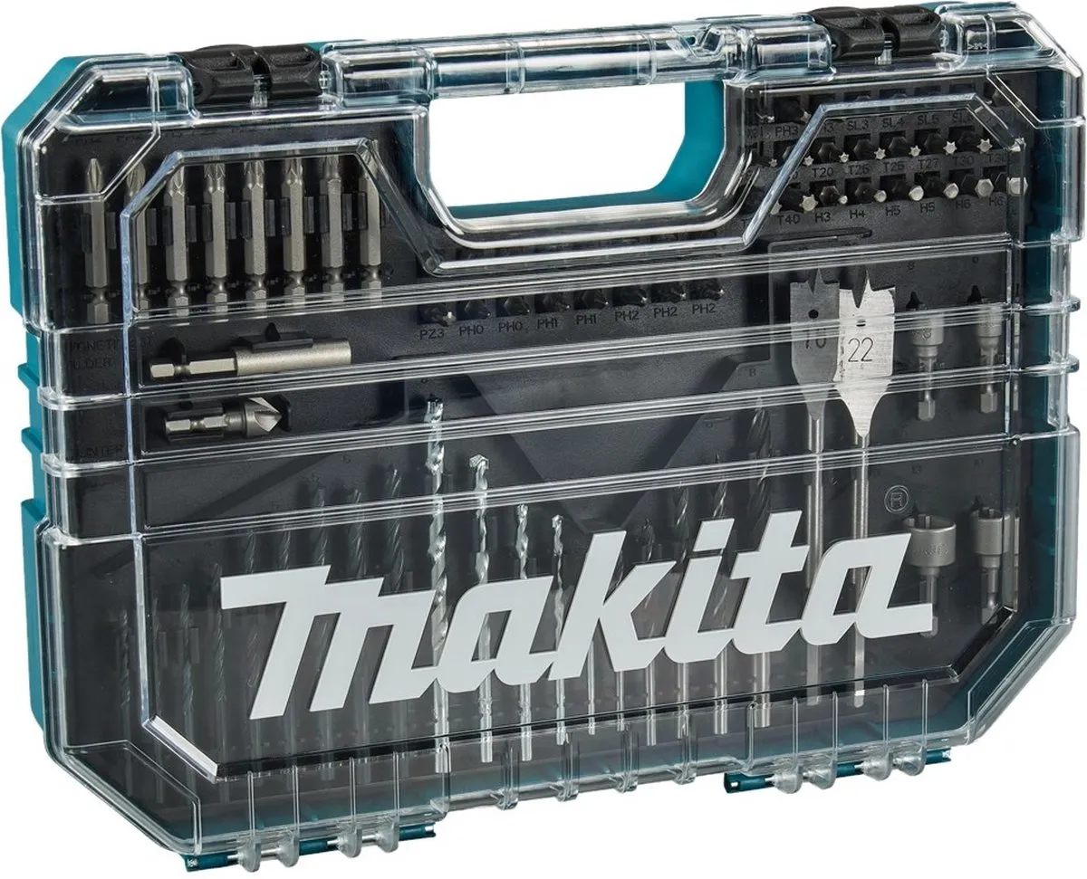 Makita E-15126 Boor-/schroefbitset 75-delig