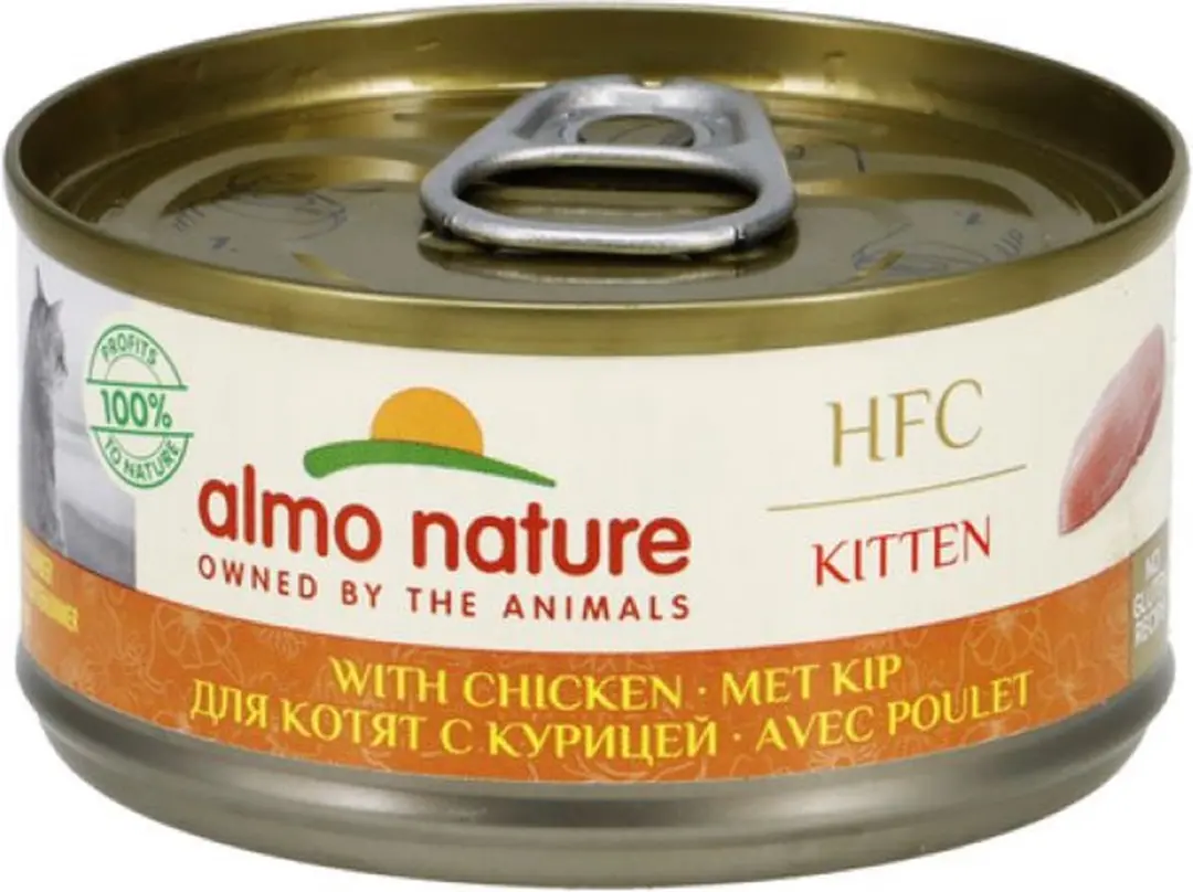Almo Nature Cat Kitten Kip Kattenvoer 24x70g