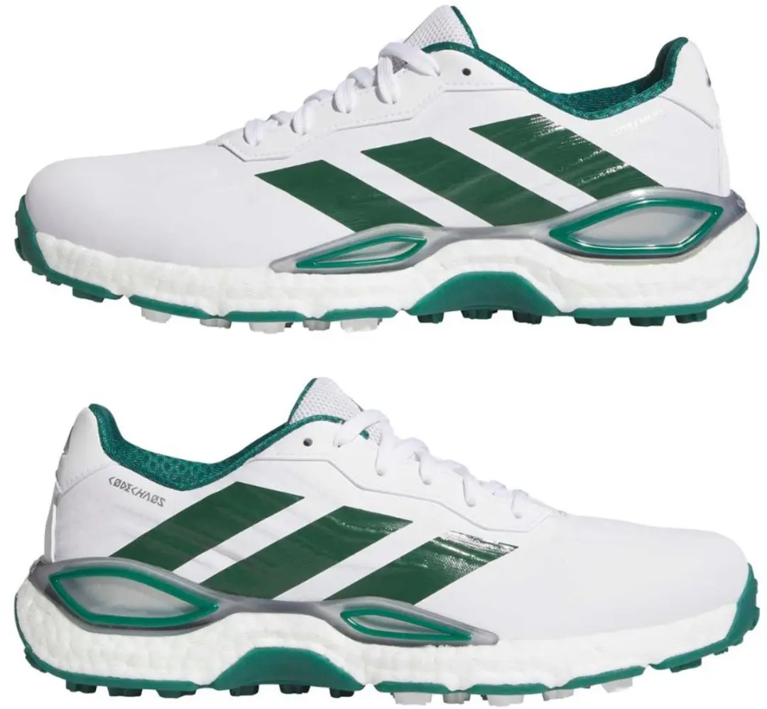 Adidas Codechaos 27 Spikeless Heren Golfschoenen - Wit Groen