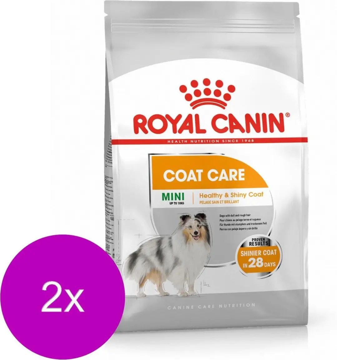 Royal Canin Coat Care Mini Hondenvoer - 2x3kg
