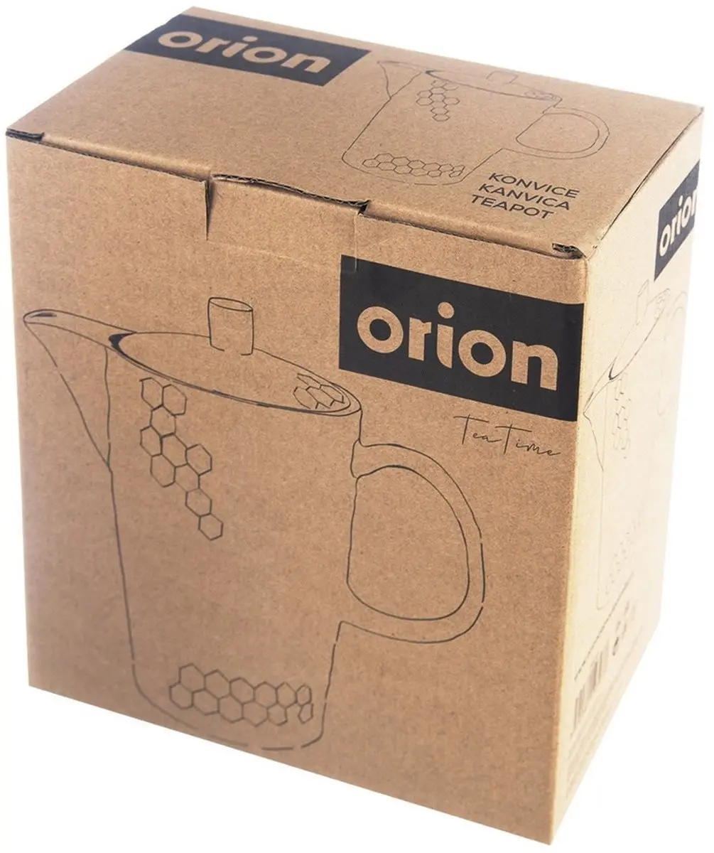 Orion Tea Time Keramische Koffie- en Theepot 1,3L - Zwart