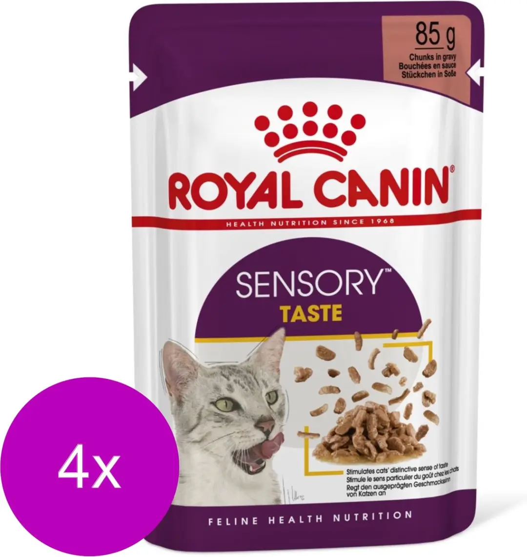 Royal Canin Sensory Taste In Gravy Kattenvoer Nat - 48x85g