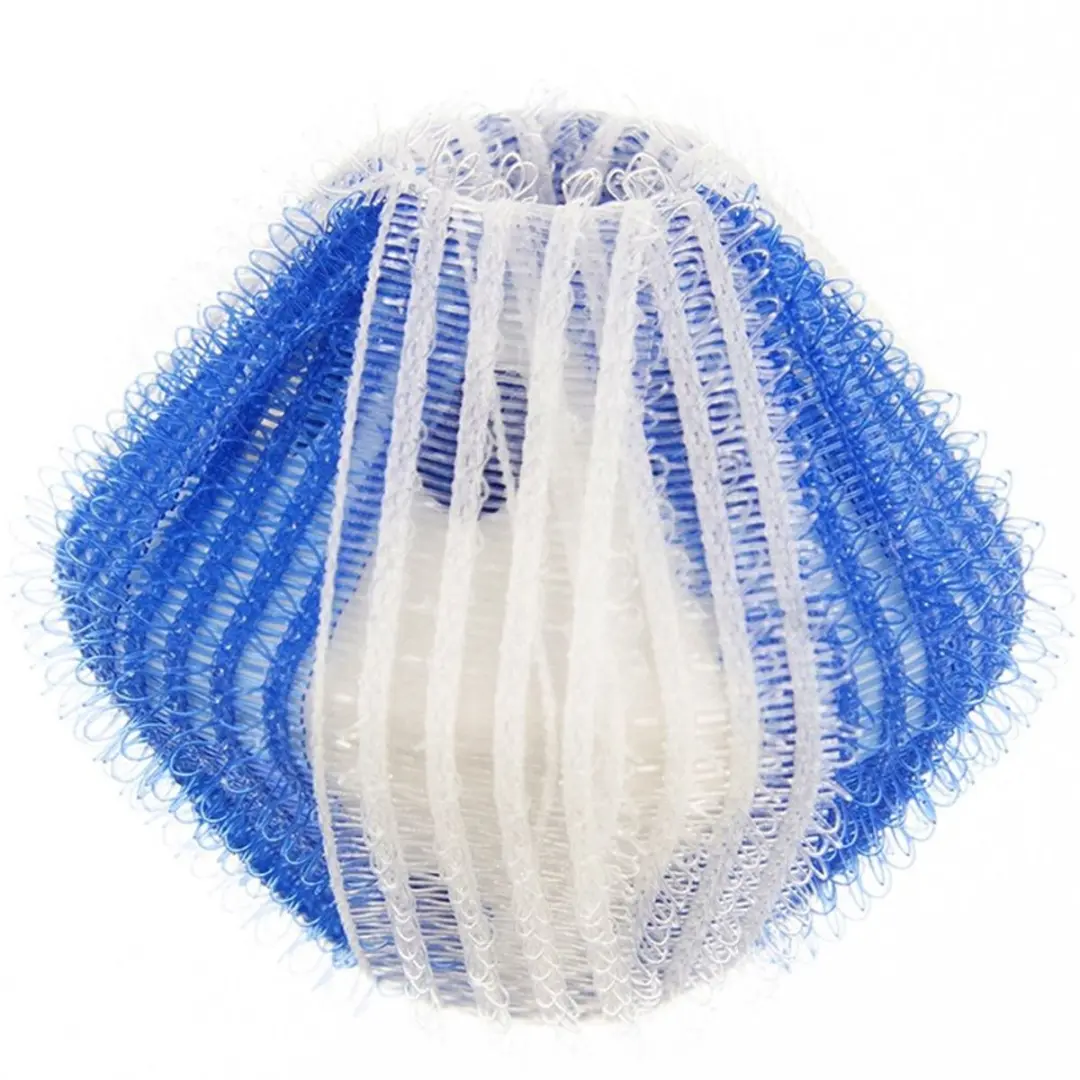 Orion Wasballen 5cm - 4 Stuks - Wit/Blauw