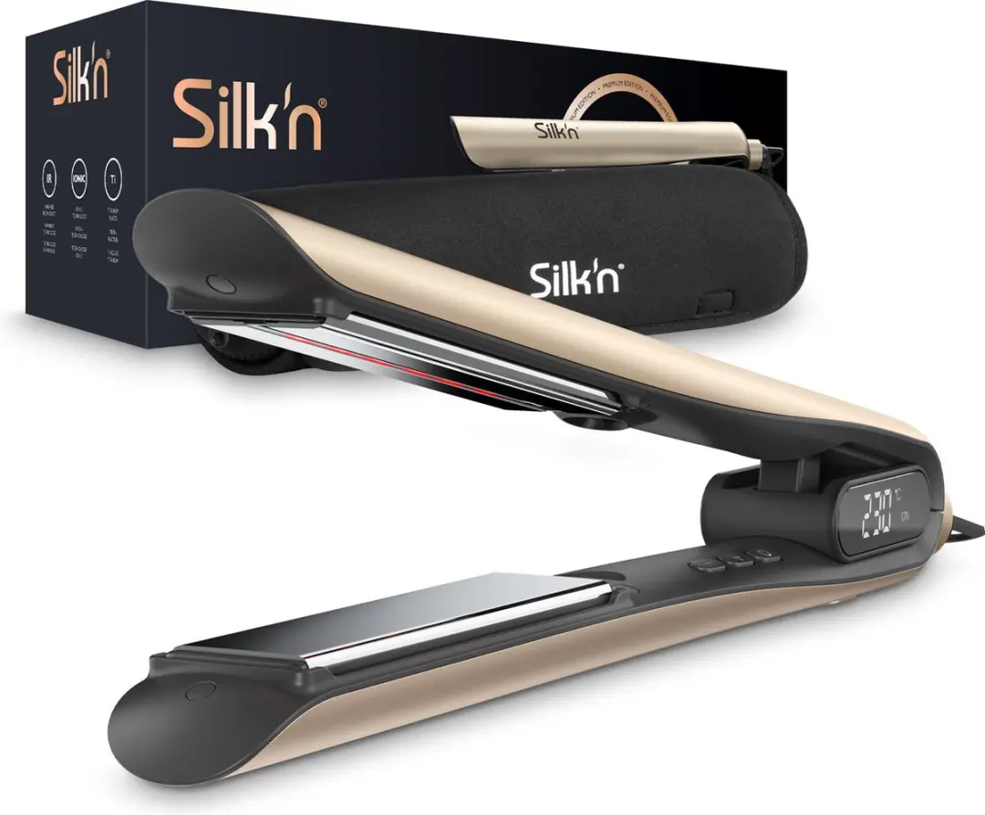 Silk'n SilkyStraight Stijltang 2-in-1