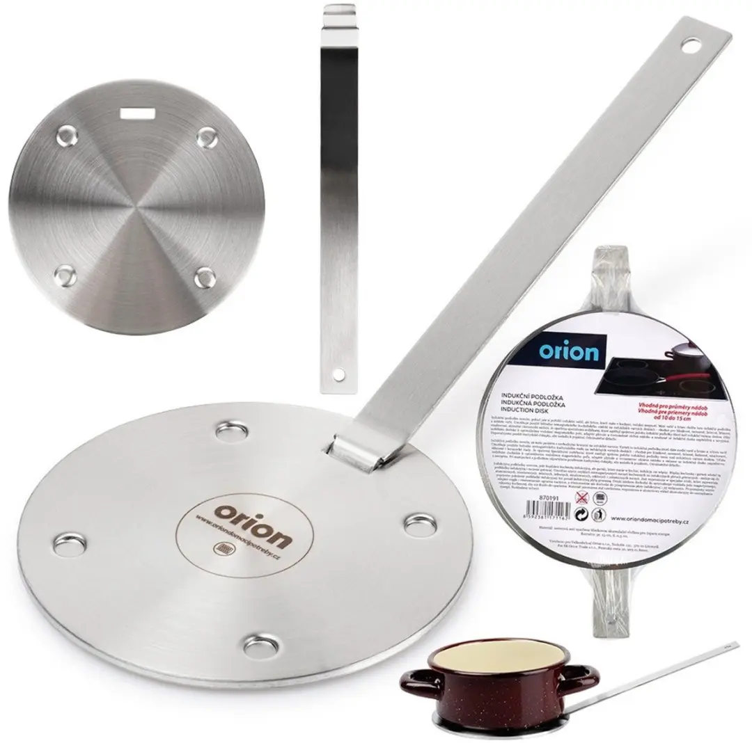 Orion Inductie Adapter 13cm - Roestvrij Staal