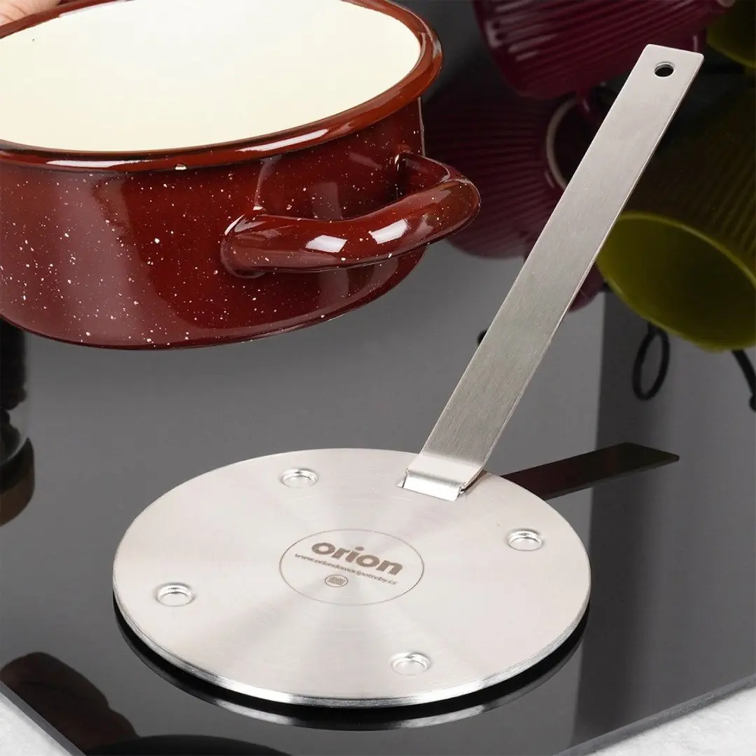 Orion Inductie Adapter 13cm - Roestvrij Staal
