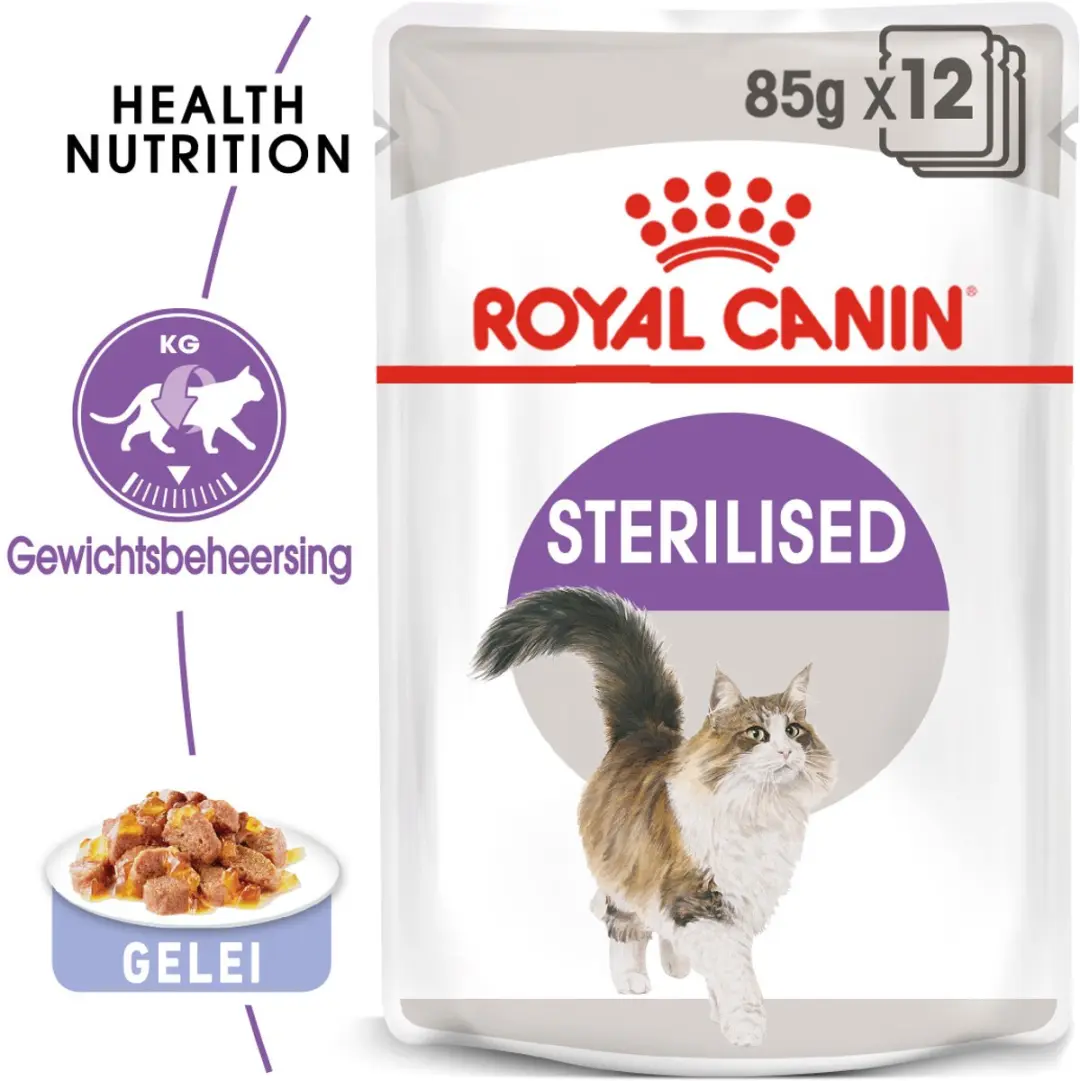 Royal Canin Sterilised Jelly Kattenvoer - 12x85g