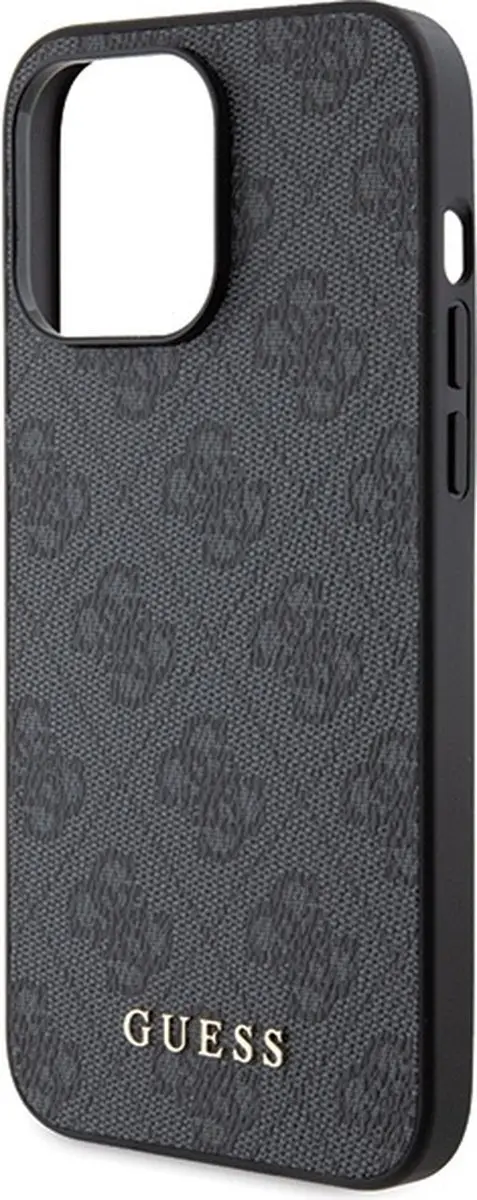 GUESS 4G Back Case iPhone 15 Pro - Grijs