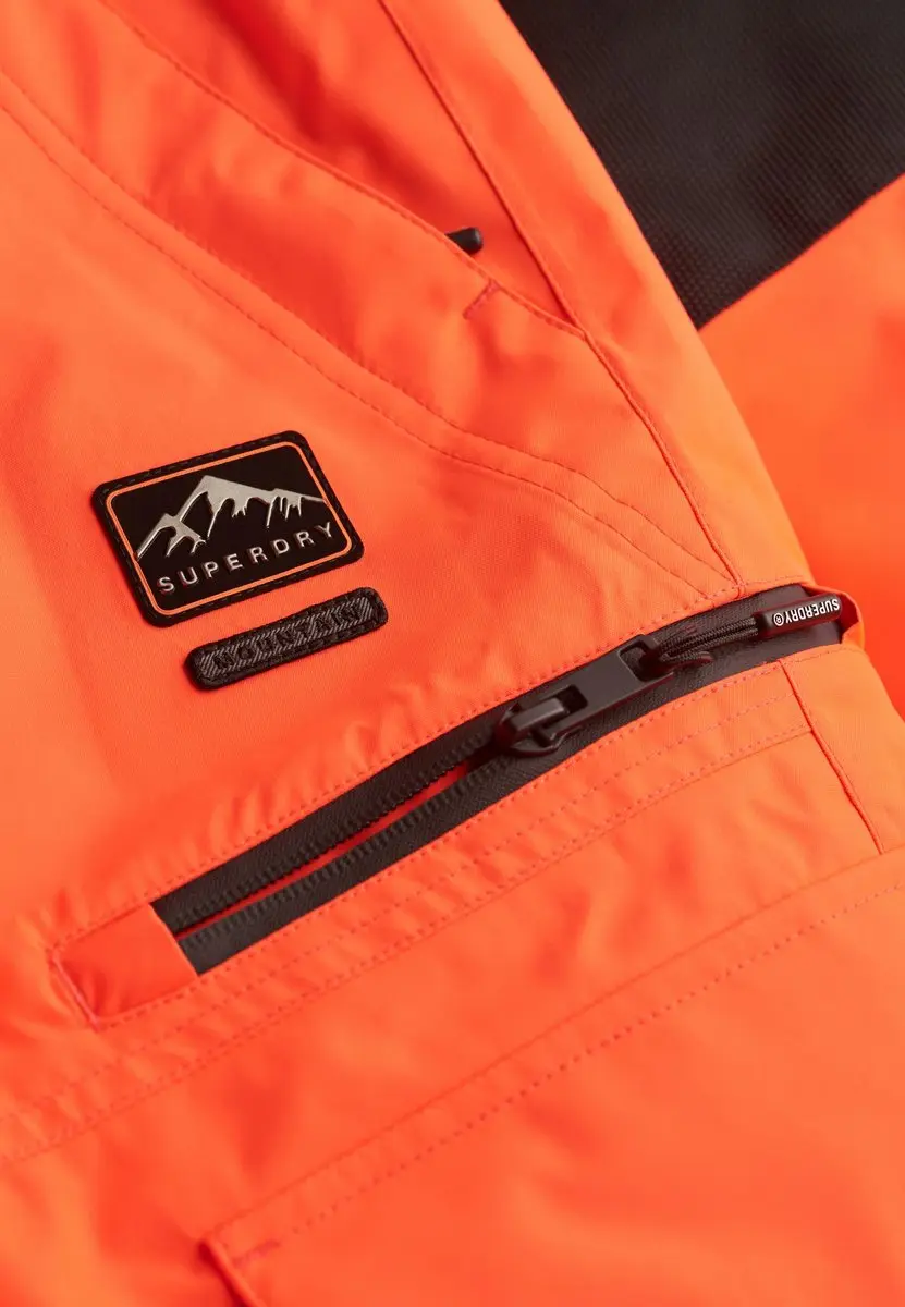 Superdry Ultimate Freestyle Skibroek Heren S - Oranje/Zwart