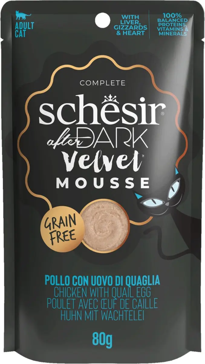 Schesir After Dark Velvet Mousse Kip & Kwartelei