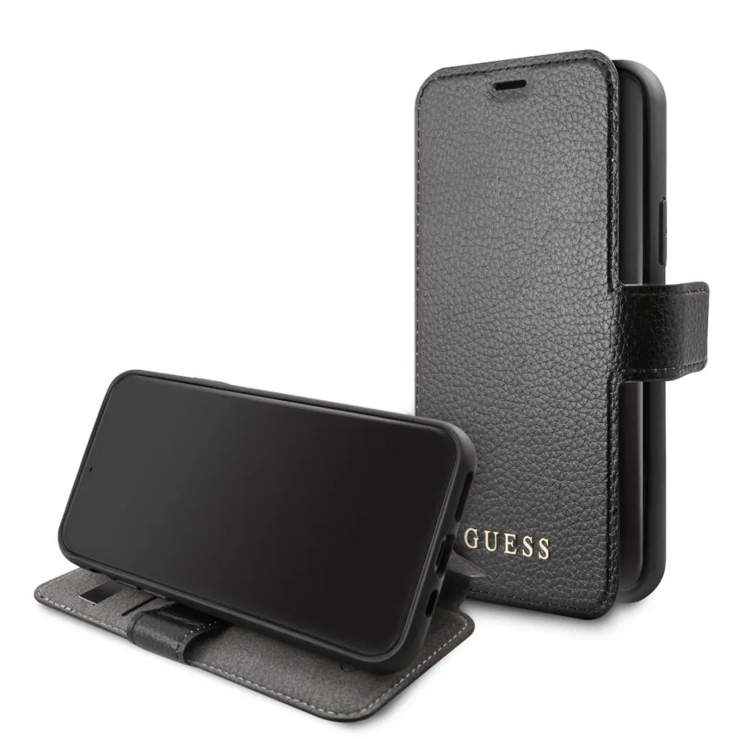 GUESS iPhone 11 Pro Max Bookcase Hoesje S212-1 - Zwart - afbeelding 6 van 6