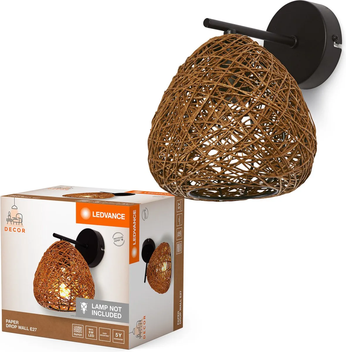 LEDVANCE Decor Paper Drop Lineaire Hanglamp