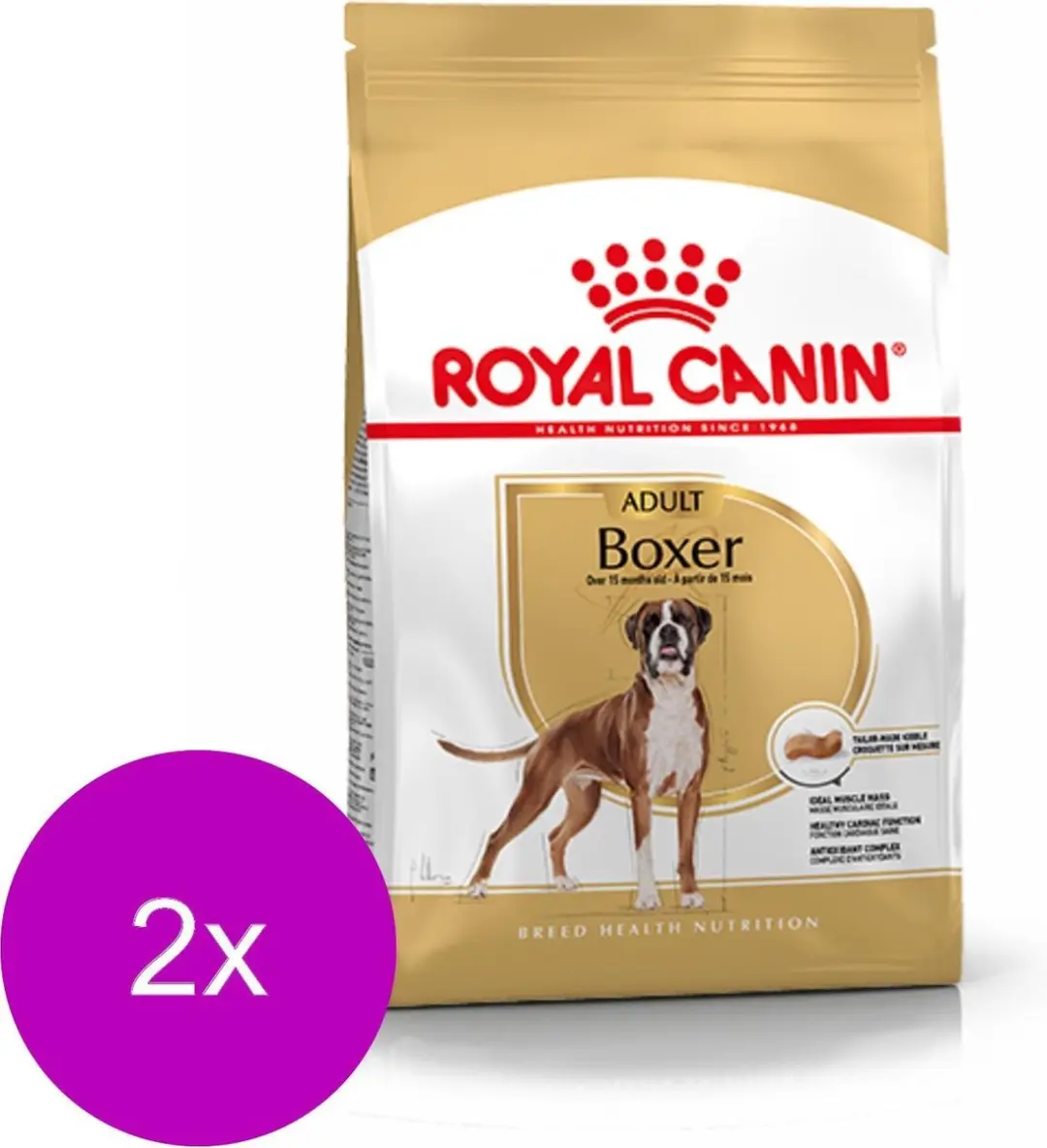 Royal Canin Boxer Adult Hondenvoer - 2x3kg