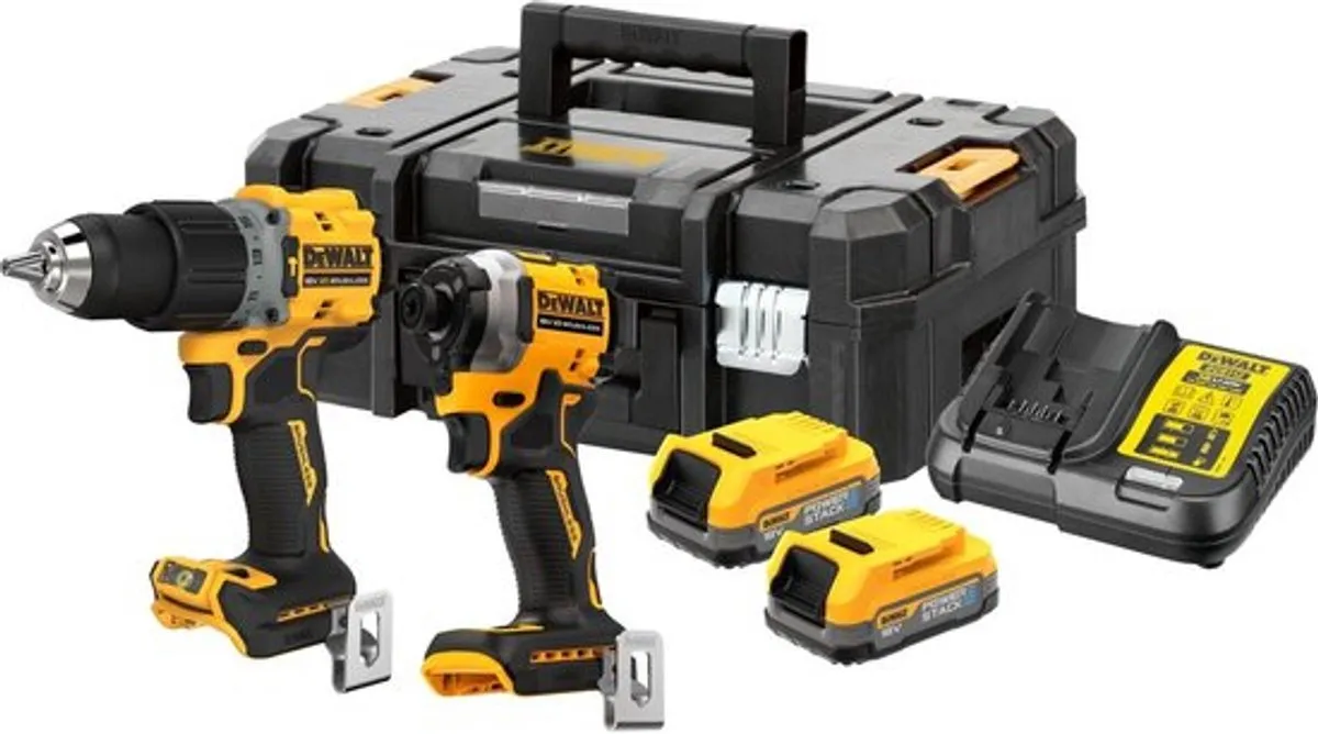 DeWalt DCK2050E2T Accu combiset - Boormachine & Schroefmachine 18V XR