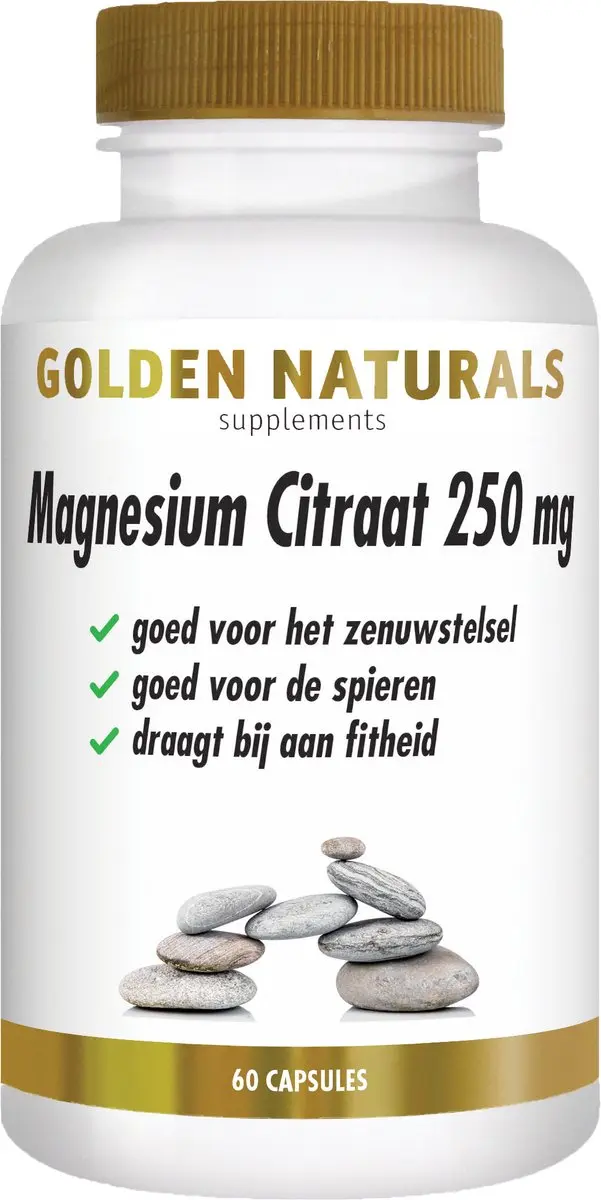 Golden Naturals Magnesiumcitraat 250mg