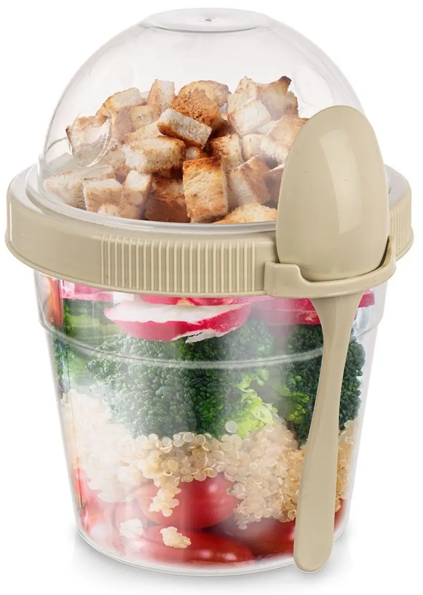 Orion Yoghurtbeker 400ml met Lepel