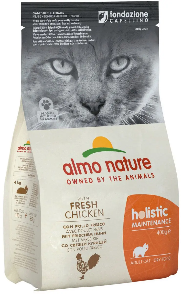 Almo Nature Cat Droogvoer Kip/Rijst 400g