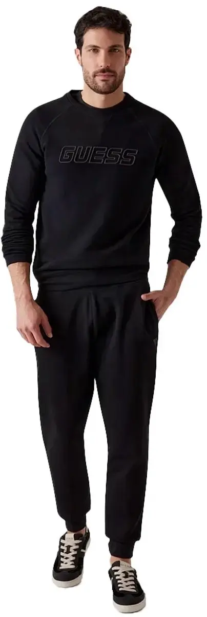 GUESS Joggingbroek Mini Triangle - S - Zwart
