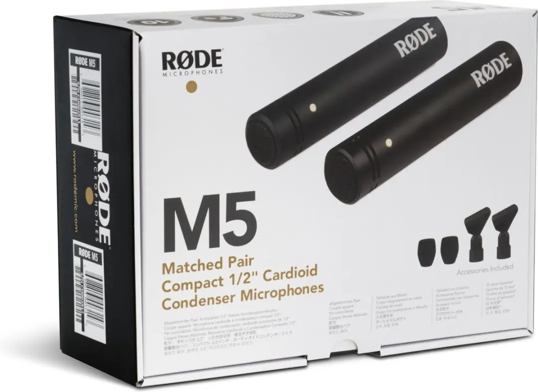 RØDE M5 Matched Pair Condenser Microfoons - 2x - Zwart
