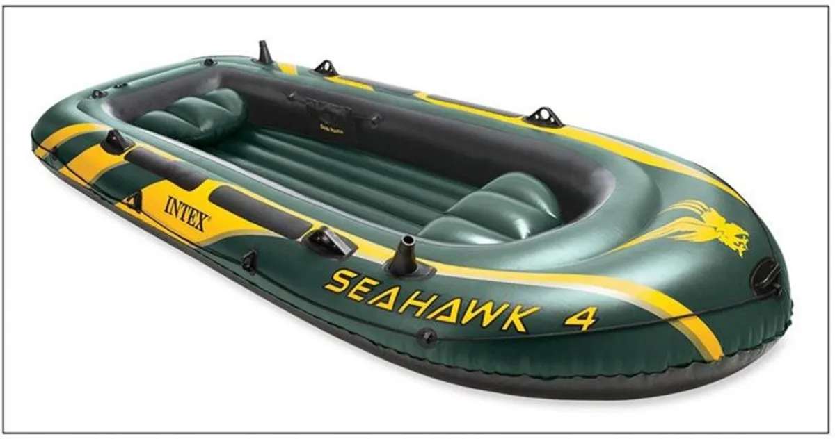Intex Seahawk 4 Bootset - Olijfgroen/Olijfbruin/Geel