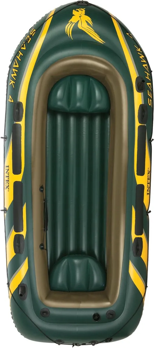 Intex Seahawk 4 Bootset - Olijfgroen/Olijfbruin/Geel - afbeelding 6 van 6