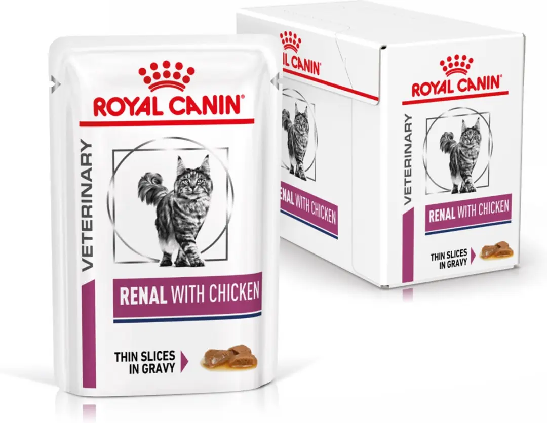 Royal Canin Renal met Kip Natvoer Kat - 24x 85g