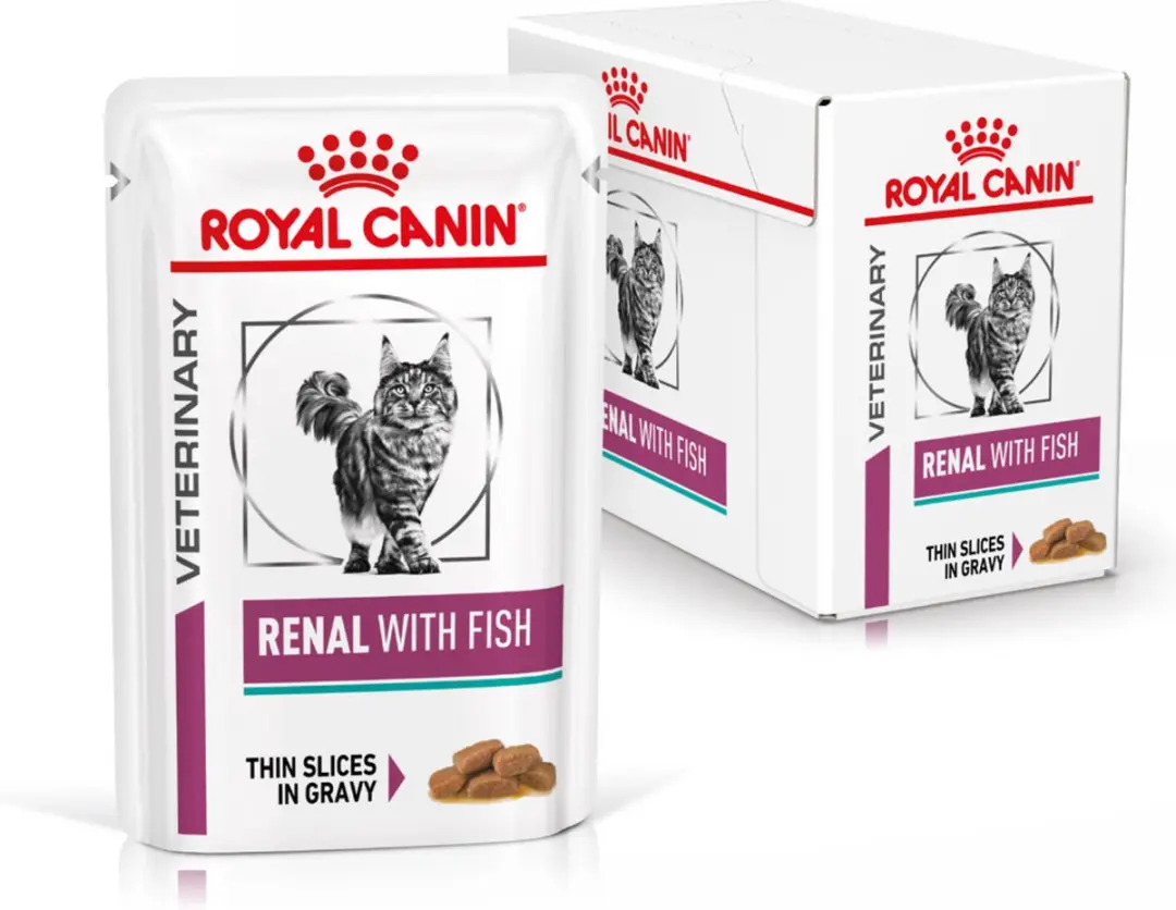 Royal Canin Renal with Fish Natvoer 85g - 24 Stuks