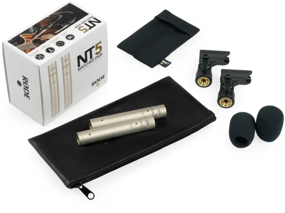 RØDE NT5-matched pair Condensatormicrofoons - 1/2" Cardioid - Zilver