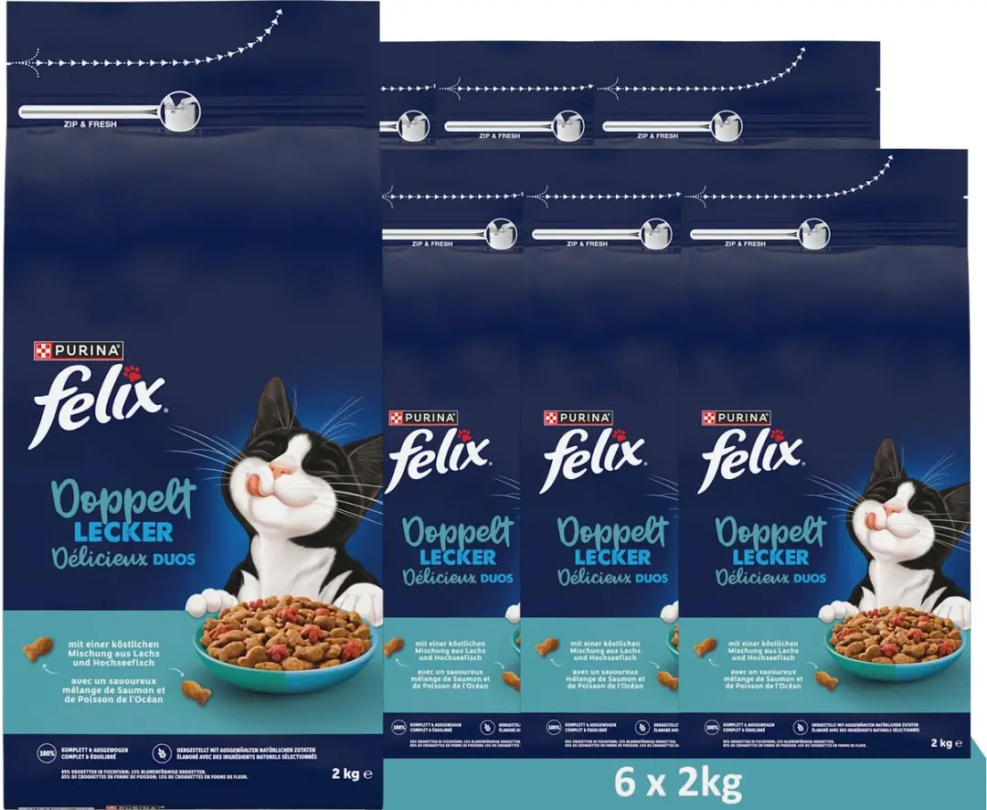 Felix Dubbel Lekker Vis Droogvoer
