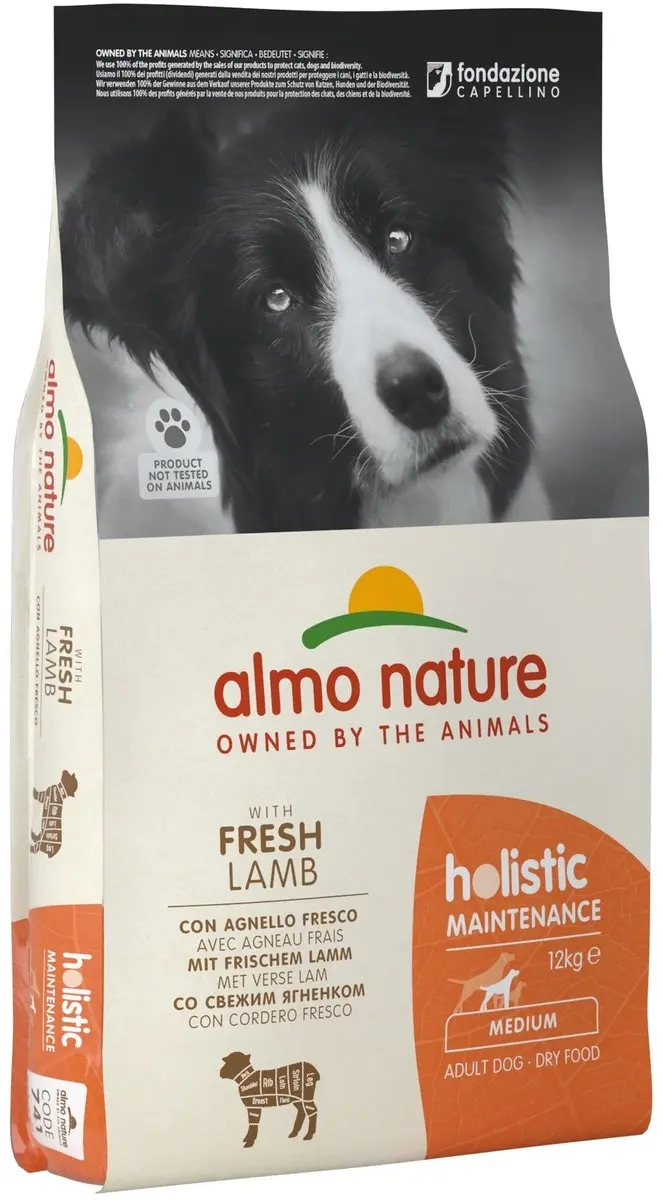 Almo Nature Holistic Droogvoer Middelgroot/Groot 12kg - Zalm