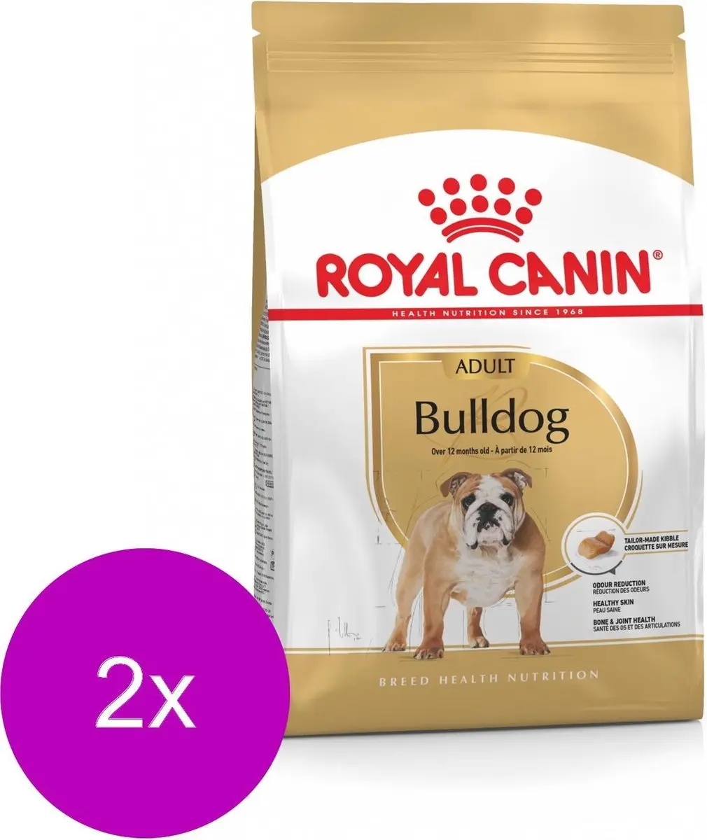 Royal Canin Bulldog Adult Hondenvoer - 2x12kg