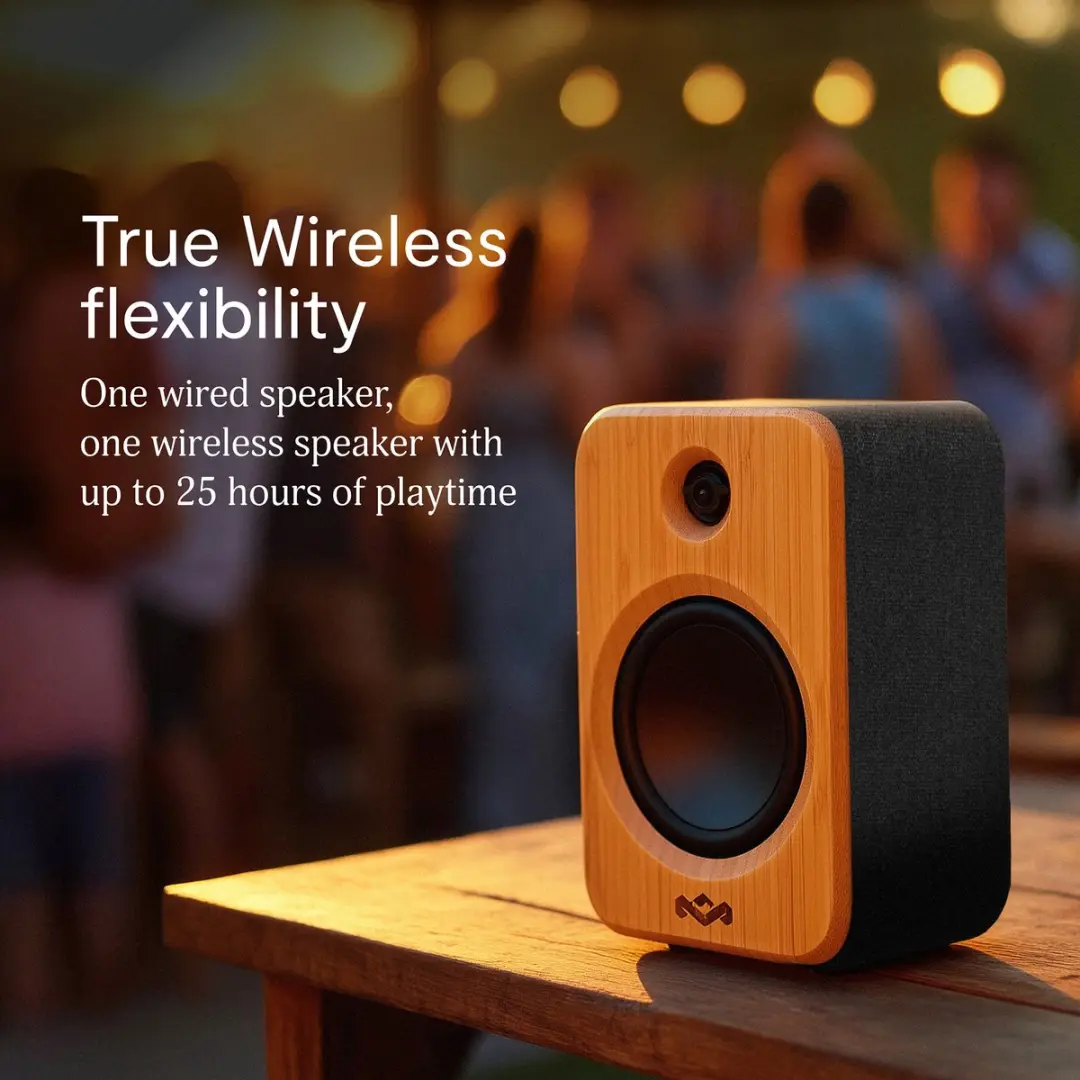 House of Marley Get Together Duo 2 Bluetooth Speakers - Bruin