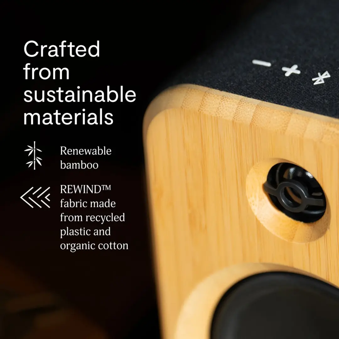 House of Marley Get Together Duo 2 Bluetooth Speakers - Bruin - afbeelding 6 van 6