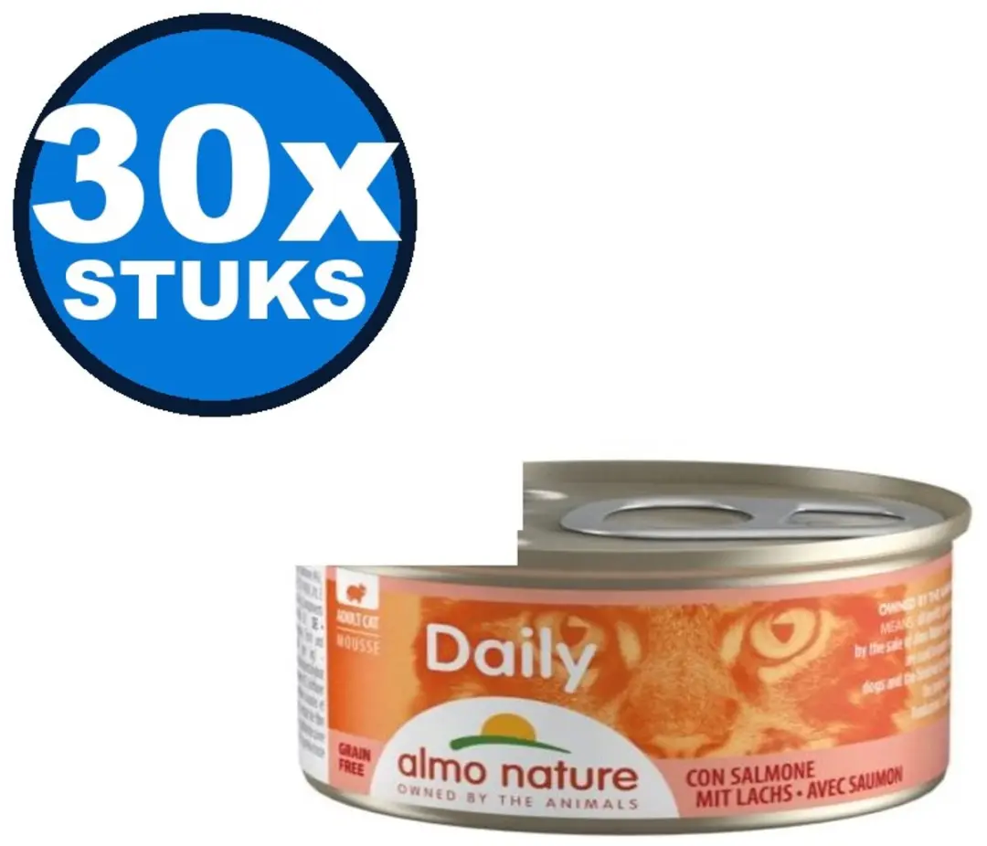 Almo Nature Daily Mousse Zalm